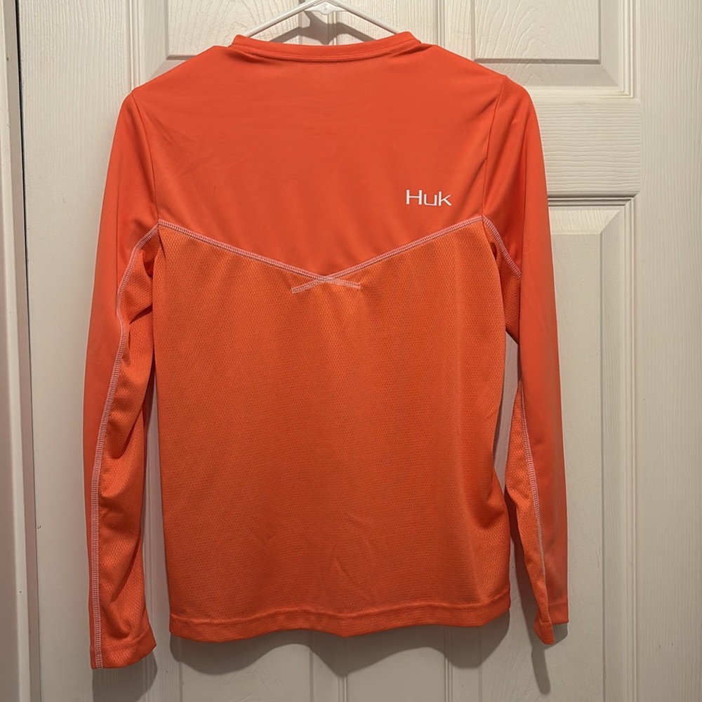 Huk Orange Performance Fishing Shirt - Picture 4 of 4